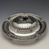 1866 British Antique Sterling Silver Butter Dish with Lid 300g Henry Wilkinson